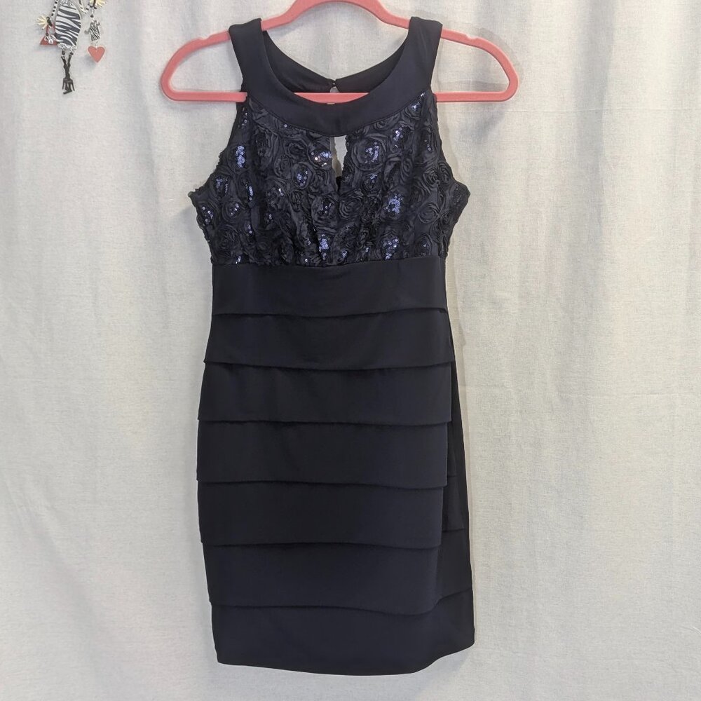 En Focus 4p Navy Mini Dress
